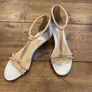 NWOT B Brian Atwood Wedge Sandals